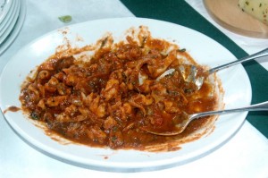 Cuttlefish stew