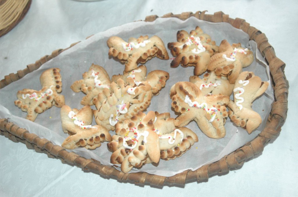 Sicilian cookies at Fontanasalsa Agriturismo
