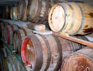 Pantelleria vinegar barrels for ageing process
