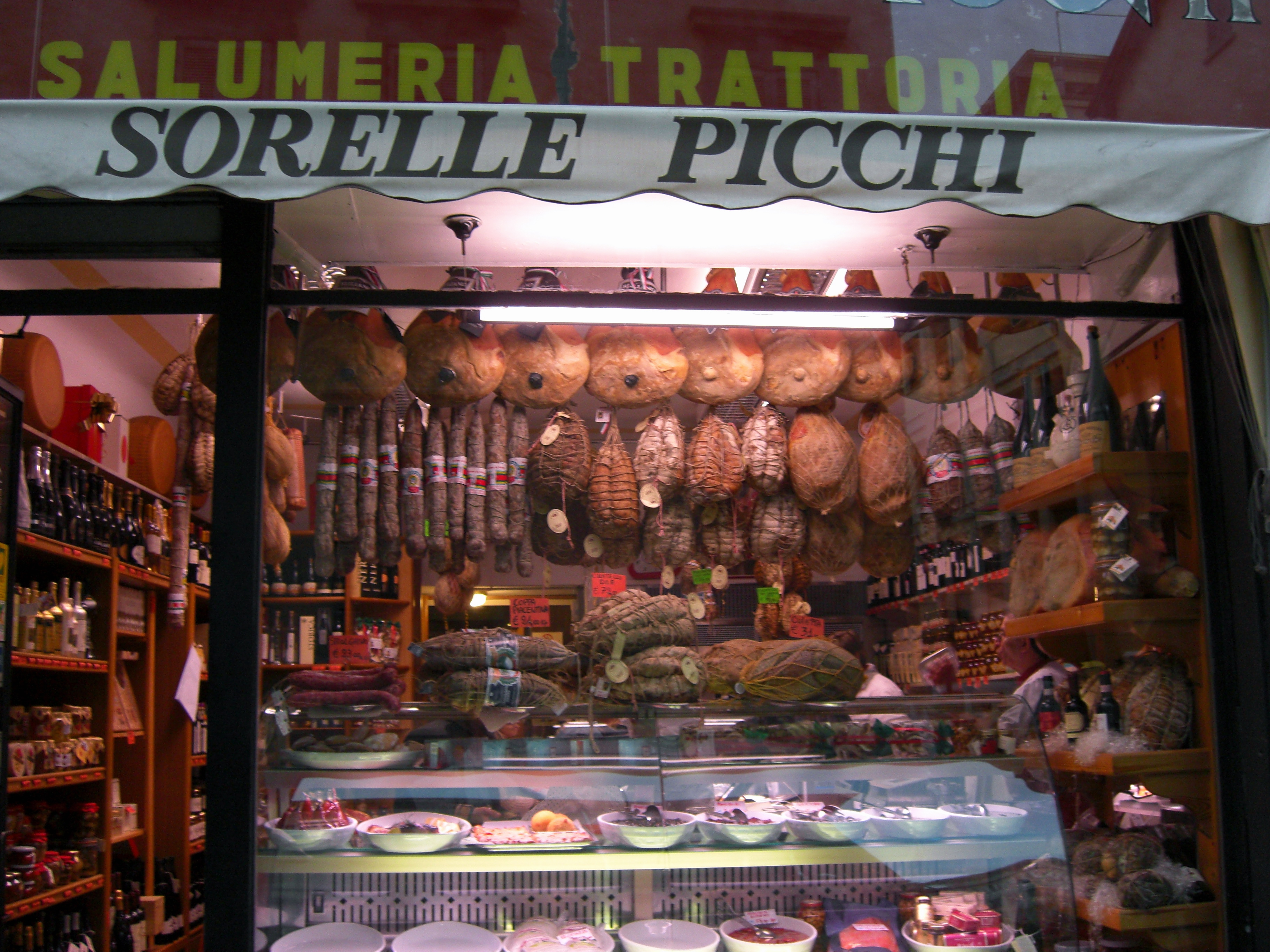 Like at Sorelle Picchi (Picchi Sisters), Parma, where you'll find the women in the kitchen making the gnocchi.  Photo: Julia della Croce. 