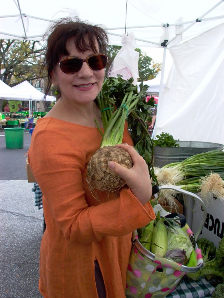 At the Pleasantville Farmers Market.   Photo: Nathan Hoyt
