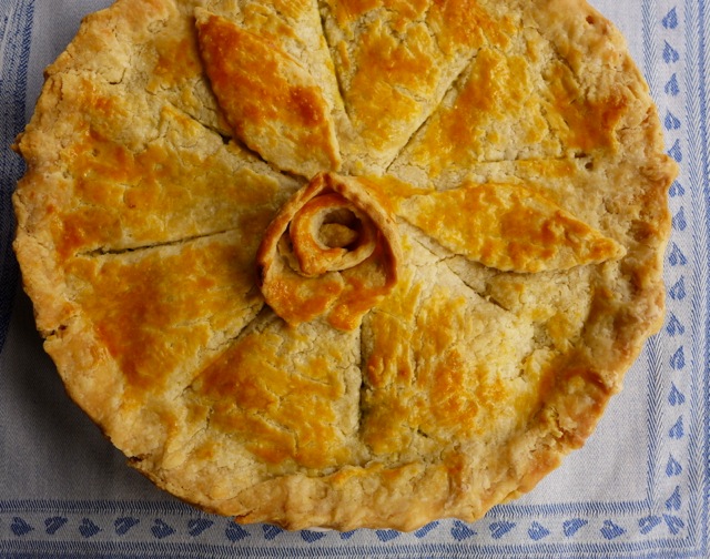 A new take on Italian torta pasqualina—rapini pie. | Photo: Nathan Hoyt