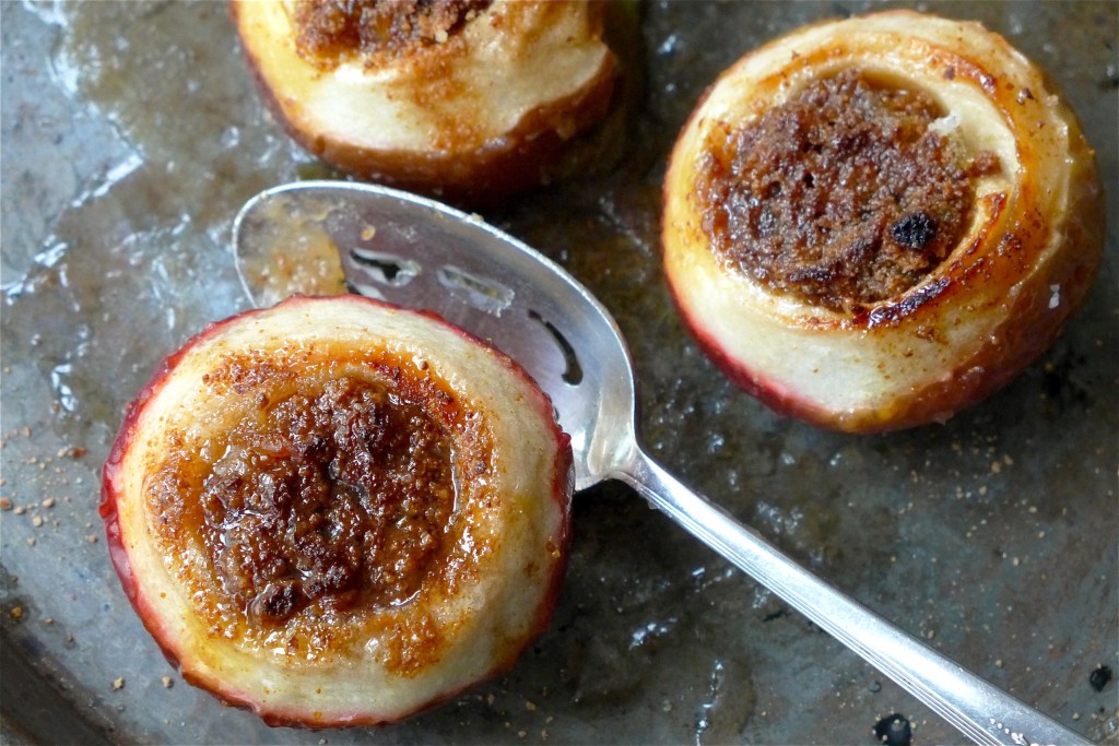 Baked Apples, Amaretti Filling@, by Julia della Croce | Photo: Nathan Hoyt/Forktales 